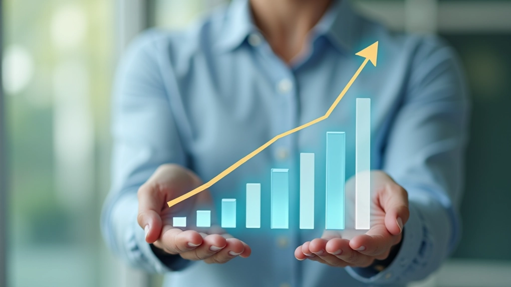 Grafické znázornění dlouhodobého růstu investic v penzijním fondu