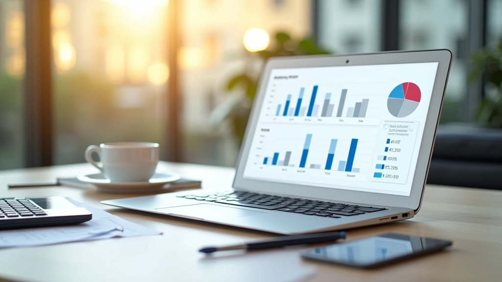 Dlouhodobé plánování penzijního spořenia s grafy a strategií na pracovním stole