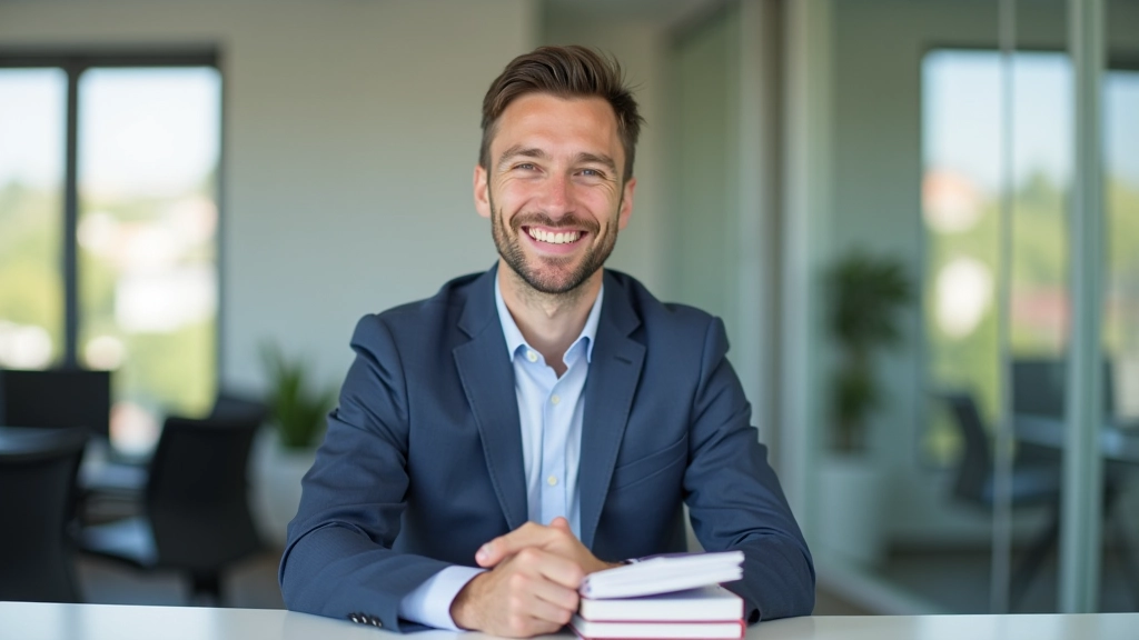 Spokojena osoba sedící s notebookem po úspěšné analýze finančních dat